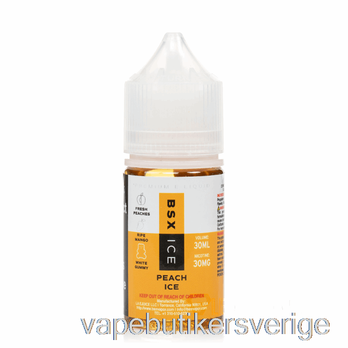 Vape Sverige Peach Ice - Bsx Salt Series - 30ml 50mg